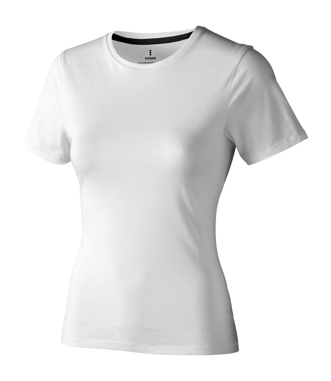 Womens/ladies nanaimo short sleeve t-shirt white Elevate