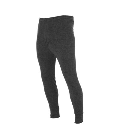 FLOSO Mens Thermal Underwear Long Johns/Pants (Standard Range) (Charcoal) - UTTHERM20