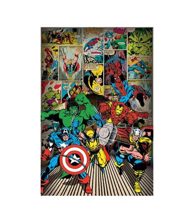 Marvel Comics Heroes Poster (Multicoloured) (One Size) - UTTA5590