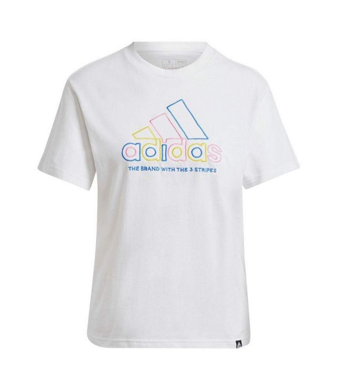 T-shirt Style Logo Xpress Femme Blanc Adidas-2