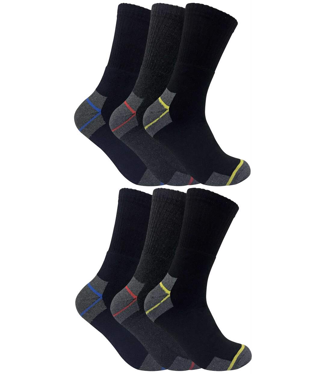 Mens Cushioned Work Socks for Steel Toe Boots-1