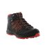 Womens/ladies samaris mid ii hiking boots black/neon peach Regatta