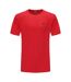 Mens Chest Logo T-shirt Red Melange Marl Everlast-1