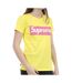 T-shirt Jaune Femme Supreme Grip Sofy - L