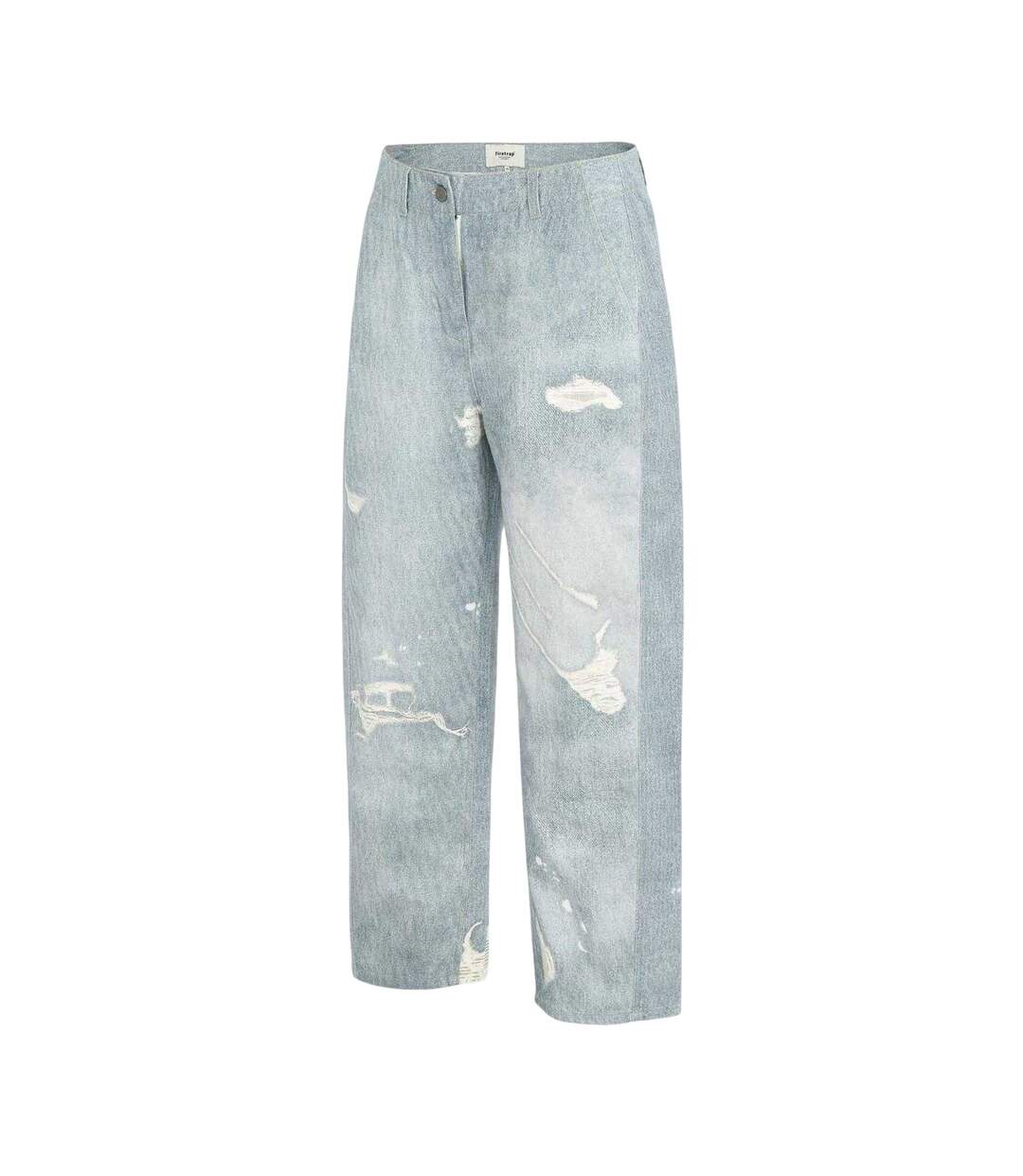 Jean Motif/style Usé Femme Bleu Firetrap-3