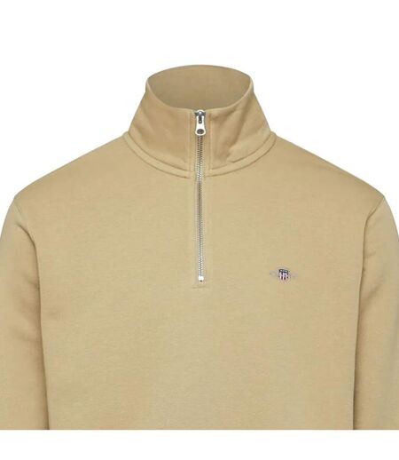 Mens Shield Regular Sweatshirt Beige Gant