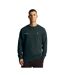 Mens Co-ordinate Print Crew Neck Sweatshirt Green Lyle & Scott-1