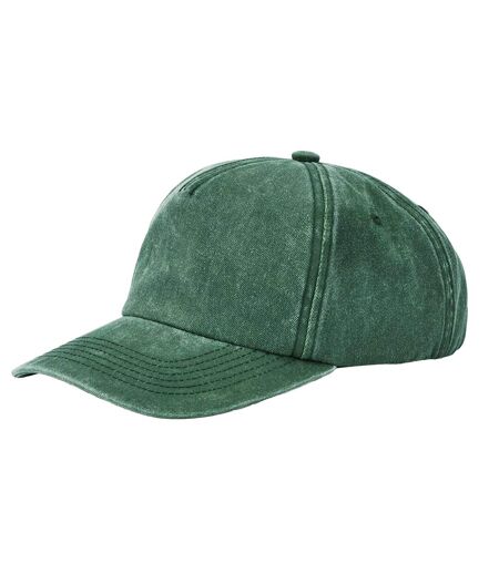 Casquette De Baseball Motif/style Rétro Relaxed Vert Bouteille Beechfield