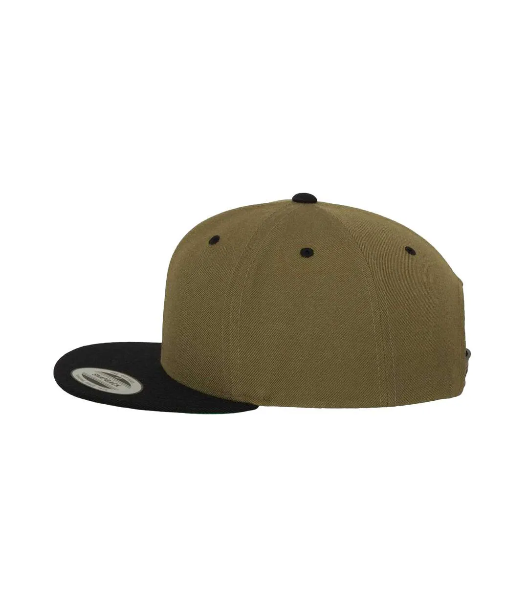 Classic Two Tone Cap Olive Black Flexfit-3