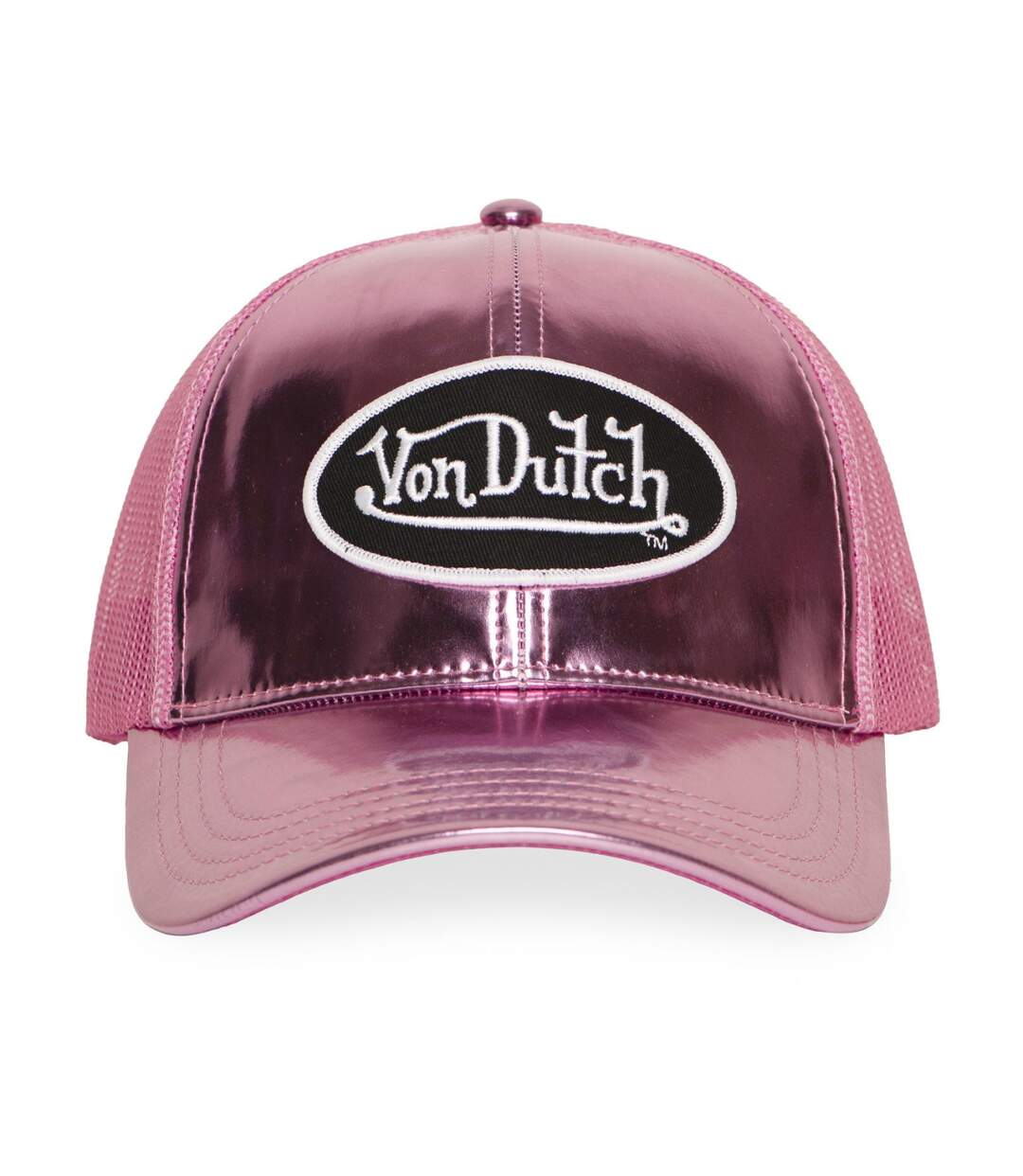Casquette baseball avec filet en vinyl brillant avec écusson Shiny Vondutch-2