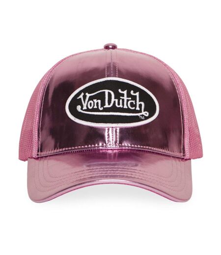 Casquette baseball avec filet en vinyl brillant avec écusson Shiny Vondutch
