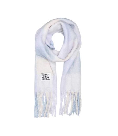 Plaid Knitted Lightweight Scarf One Size Multicoloured Levis