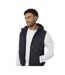 Doudoune Sans Manches Motif/style À Capuche Homme Noir Brave Soul-3
