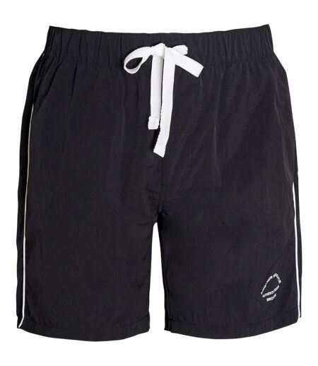 Mens Relaxed Fit Sweat Shorts Black Another Influence