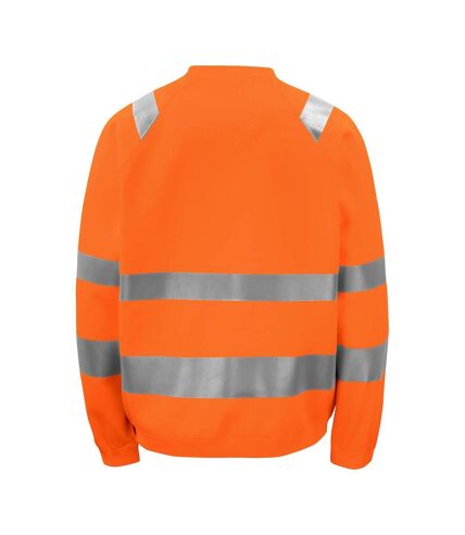Projob Mens Reflective Tape Sweatshirt (Orange)
