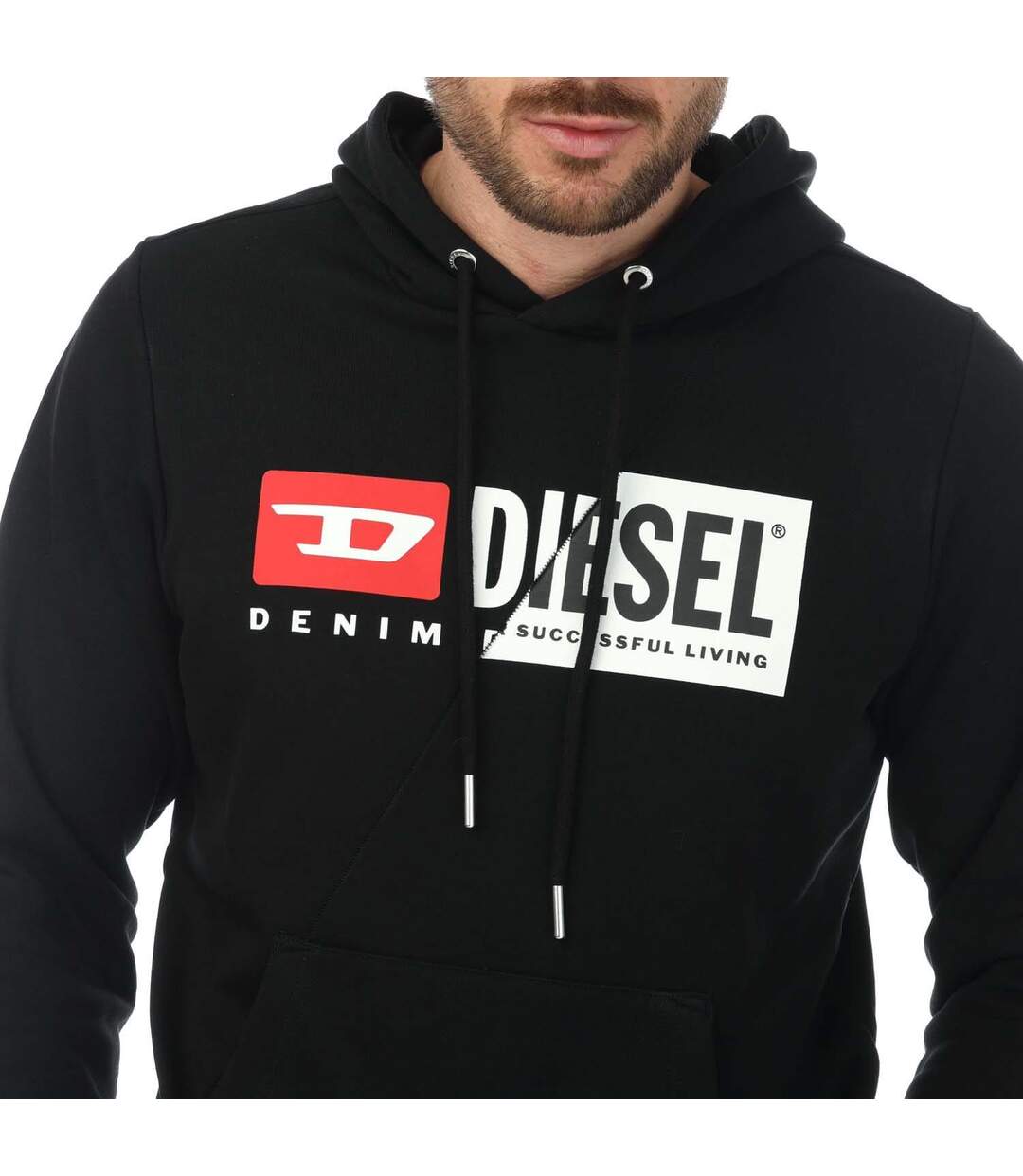 Sweat À Capuche S-girk Cuty Felpa Homme Noir Diesel-3