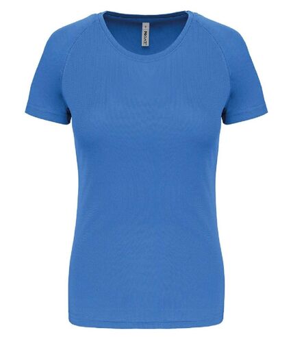 T-shirt sport - Running - Femme - PA439 - bleu aqua