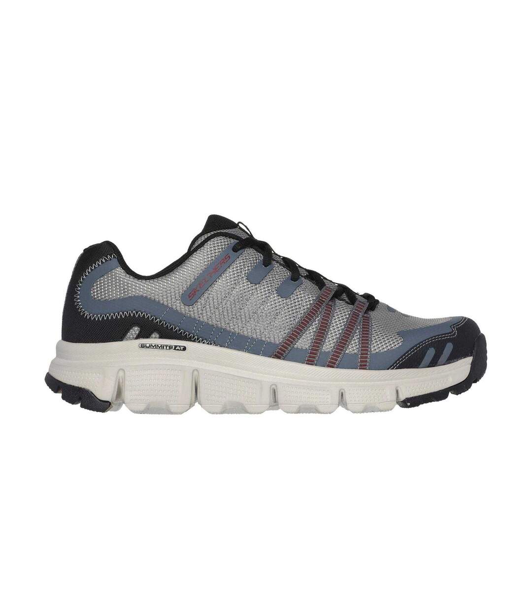 Mens Summits At Low Cut Trainers Grey Skechers-3