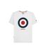 T-shirt Motif/style Cible Homme Blanc Lambretta-2