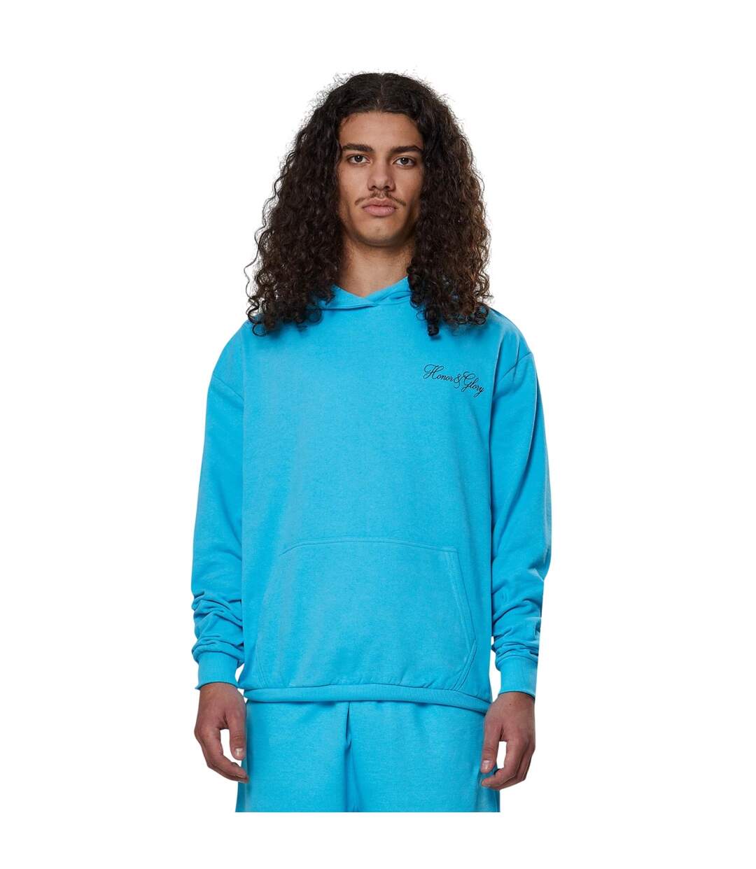 Sweat À Capuche Honor & Glory Two Homme Turquoise Pâle 9N1M SENSE-2