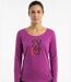 Mayflower NEON1 : Tee-shirt manches longues rose fushia 100% coton éclatant-1