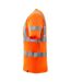 T-shirt Safe Classic Homme Orange Fluo Mascot-2