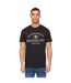 Mens Henclose Cotton T-shirt Black Henleys-2