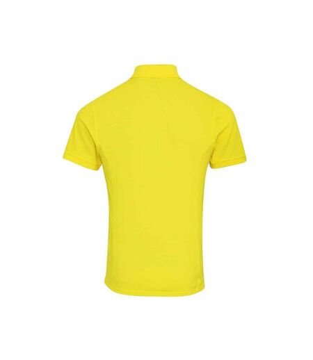 T-shirt polo hommes jaune Premier