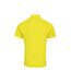 Mens coolchecker plus piqu polo shirt yellow Premier