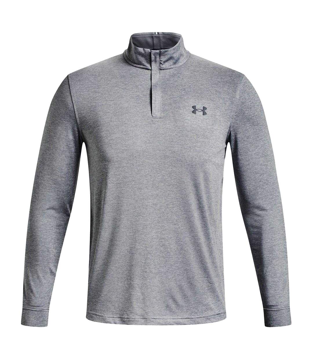 Mens Playoff 2.0 Quarter Zip Top Grey Under Armour-2