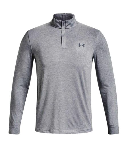 Mens Playoff 2.0 Quarter Zip Top Grey Under Armour