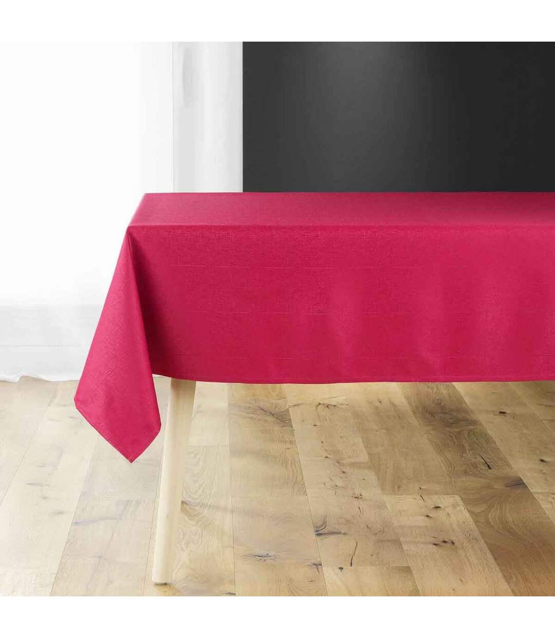 Nappe Jacquard Déco Debbie 140x240cm Rouge-1