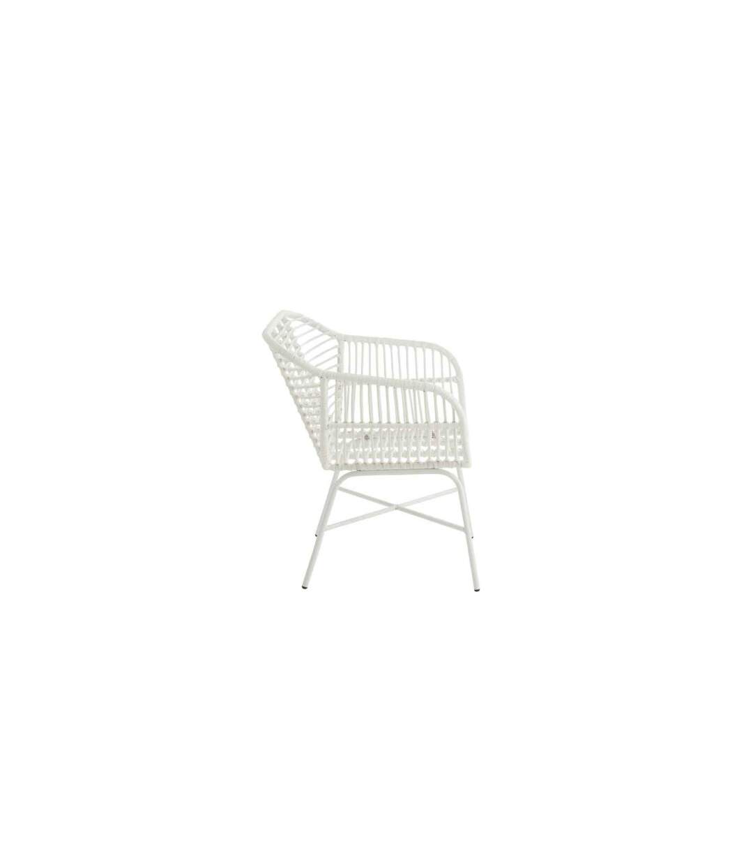 Chaise de Jardin Design Celeste 82cm Blanc-3