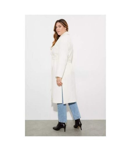 Manteau femme blanc cassé Dorothy Perkins