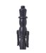 Wooden nutcracker ornament 60cm x 12cm x 14cm black Hill Interiors-3