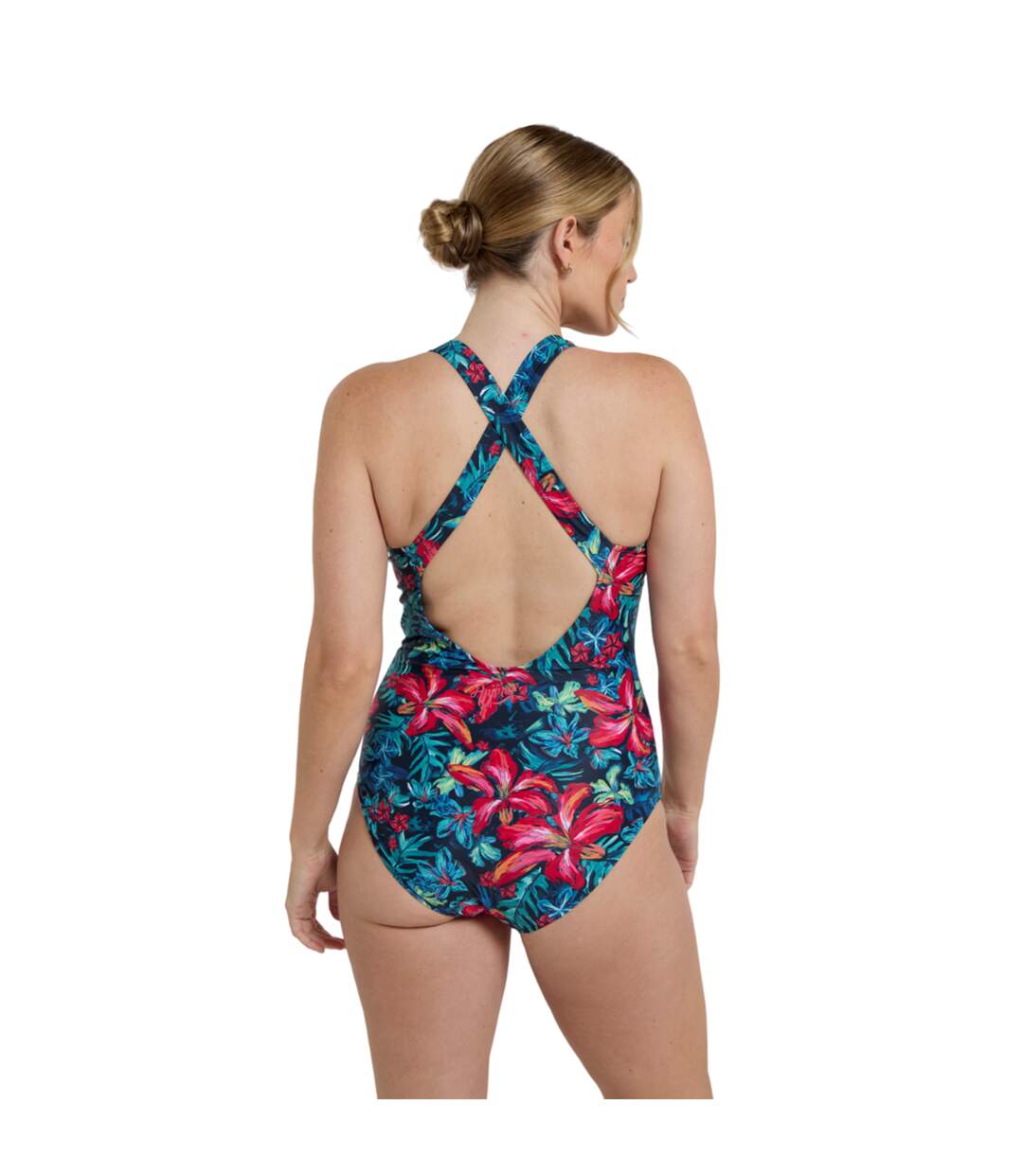 Maillot de bain 1 pièce mia femme rouge Animal-4