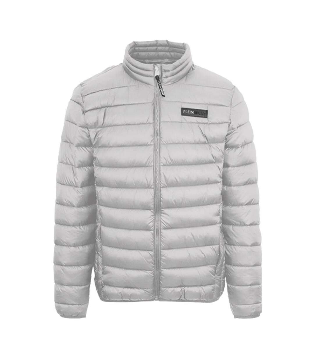 Doudoune Matelassée Motif/style Logo Adulte Blanc Plein Sport-1