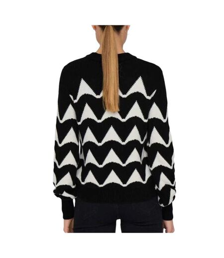 Pull noir/beige femme jdy tina