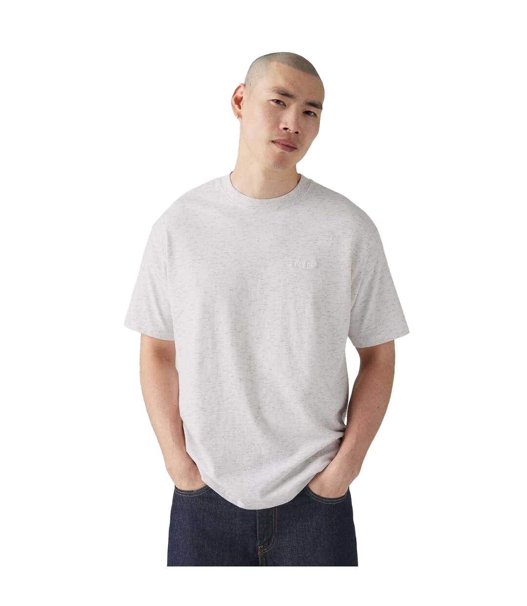 T-shirt Motif Rétro Red Tab Homme Blanc Levis-2
