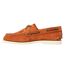 Mens Classic Nubuck Moc Toe Flat Boat Shoes Rust Timberland-2