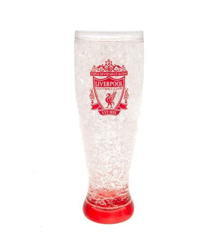 Liverpool FC Slim Freezer Pint Glass (Clear/Red) (One Size) - UTTA9627