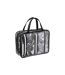 Trousse de Toilette Blackflora 27cm Noir & Blanc