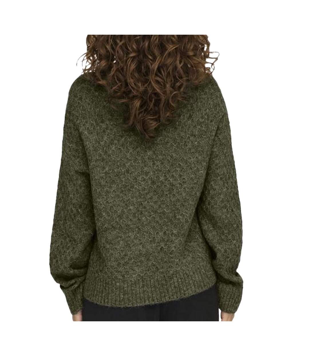 Pull kaki femme jdy bigum-2