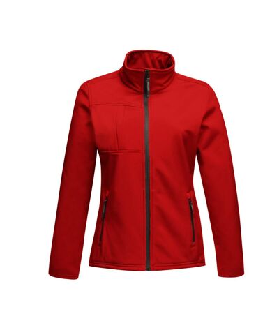 Regatta Professional Womens/Ladies Octagon II Waterproof Softshell Jacket (Classic Red/Black) - UTRG2163