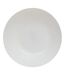 Lot de 6 Assiettes Creuses en Verre Louise 20cm Blanc-1
