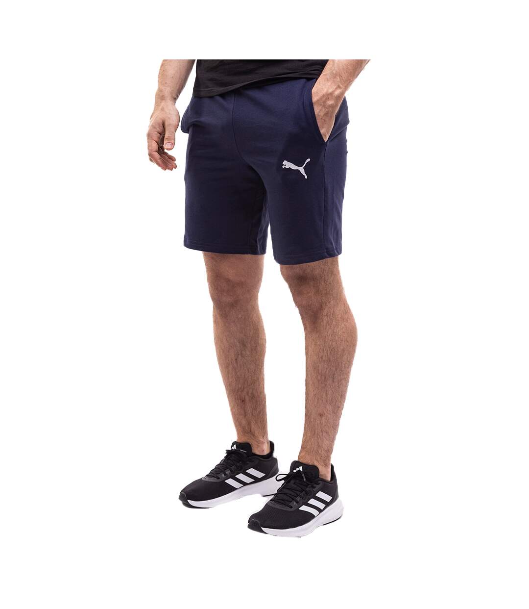 Short Team Goal Casuals Homme Bleu Marine Puma-4