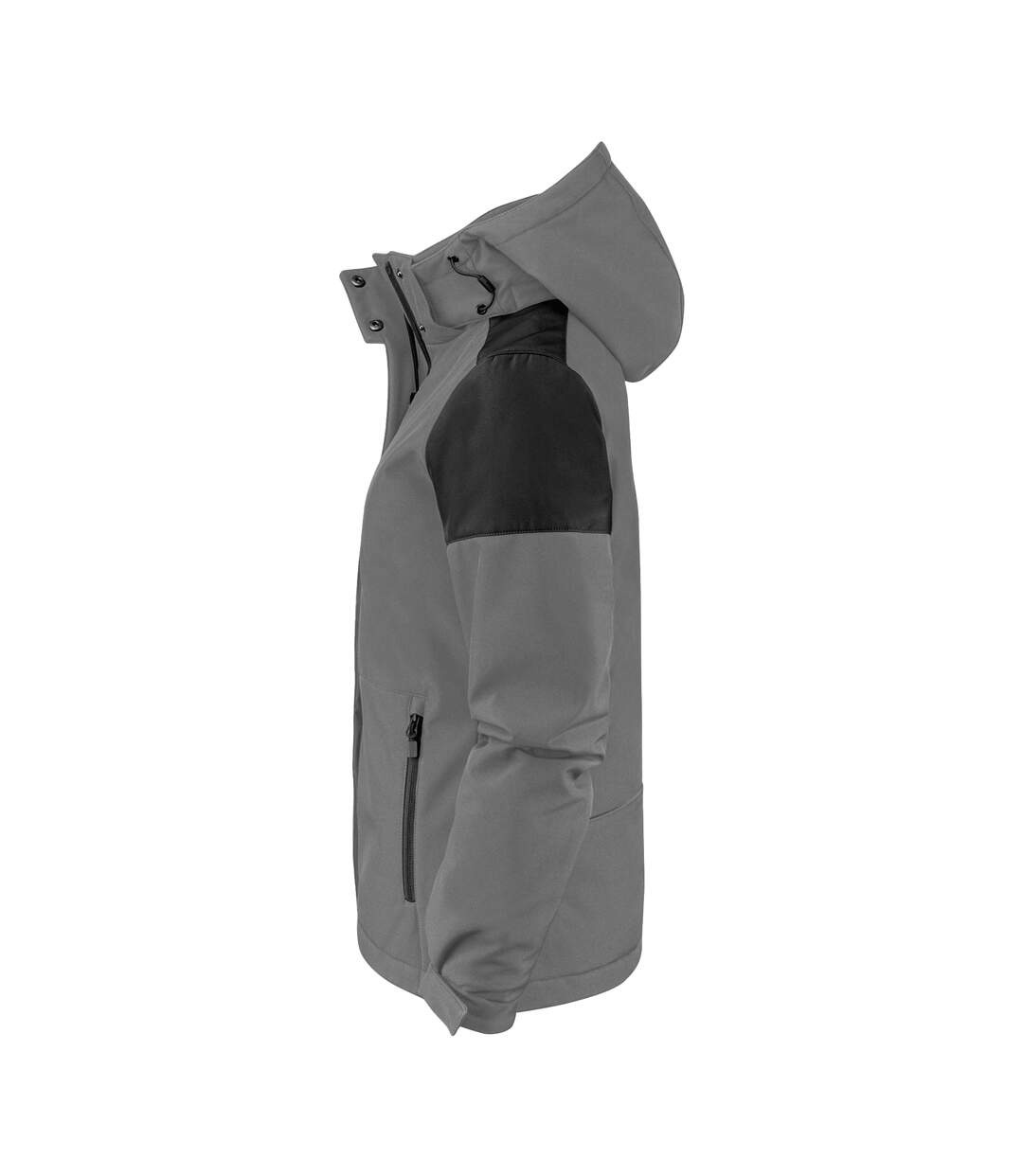 Doudoune Softshell Femme Anthracite Noir Printer-3