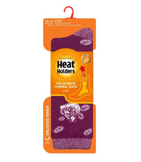 Heat Holders - Ladies Lightweight Thermal Socks | Patterned