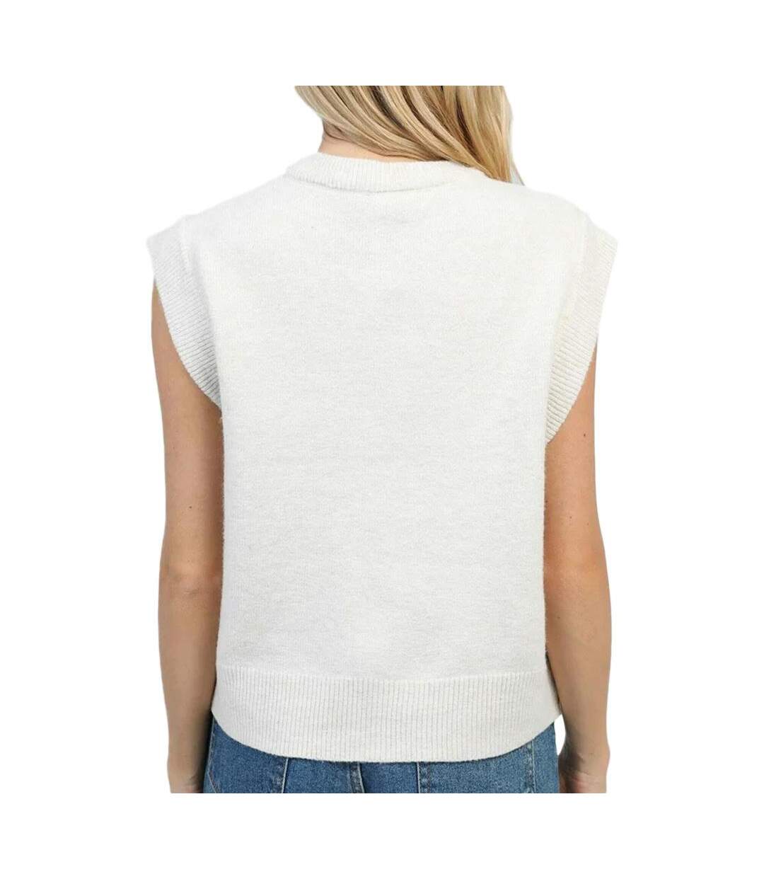 Gilet ecru femme an'ge lucie-2