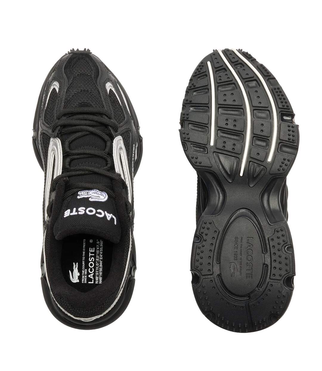 Baskets l003 homme noir Lacoste-4